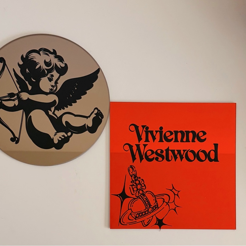 Vivienne Westwood Style Angel Wall Decor Mirror Art